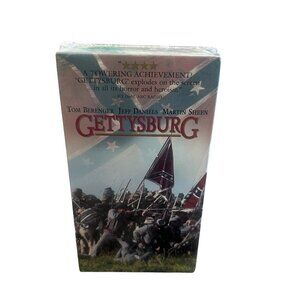 Gettysburg VHS Two Tape Set Movie Collectible Brand New In Box Factory Sealed